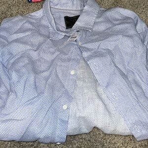 Nwt Joseph A light blue design dress shirt L